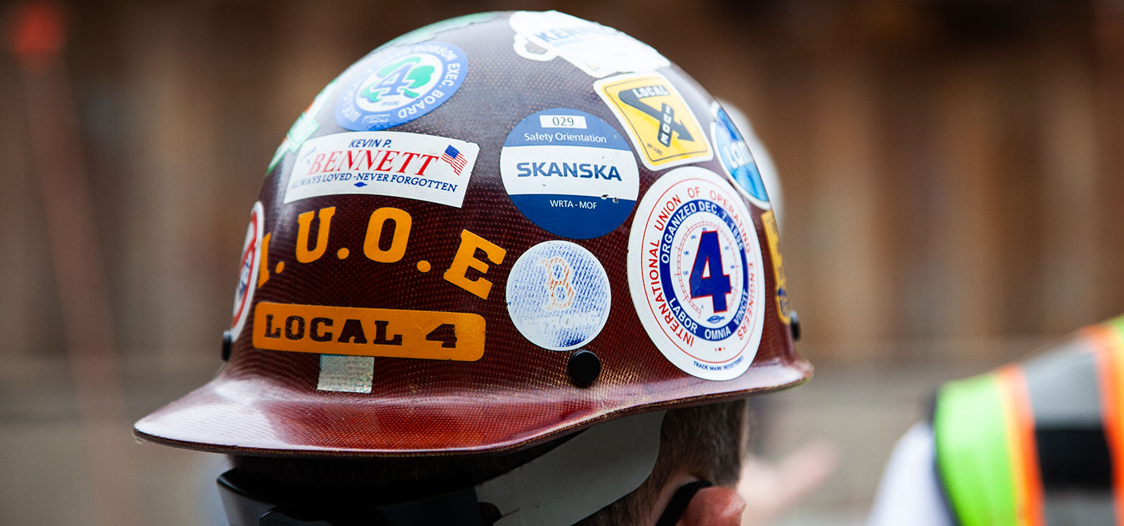 IUOE Local 4 Helmet