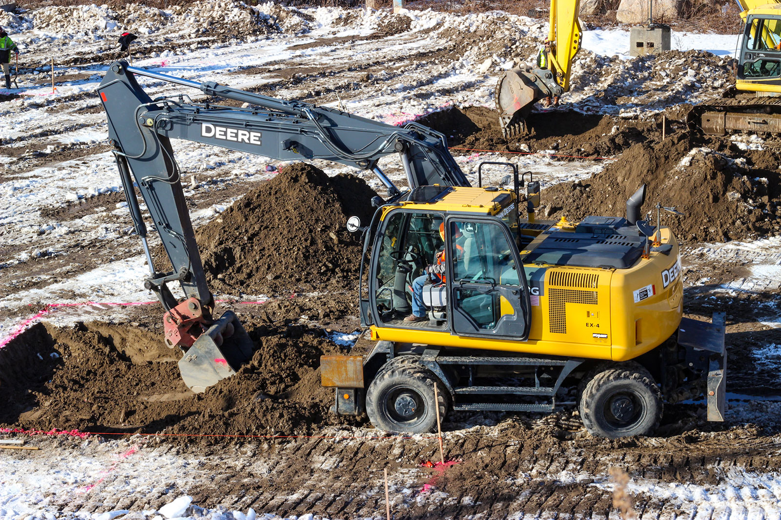 John Deere excavator